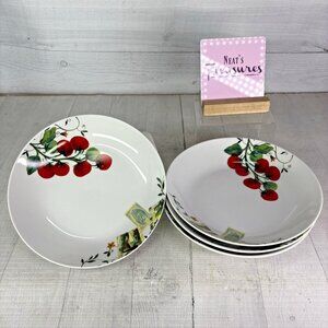 Paperproducts Design Adriana Cirstea TOMATO Soup Pasta Porcelaine Bowls Set 4